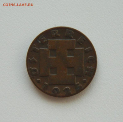 Австрия 2 гроша 1925 г. до 20.10.20 - DSCN1898.JPG
