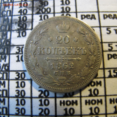 20 копеек 1862 года - IMG_2441.JPG