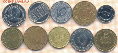жетоны разные 7, фикс - жетон 61-70а
