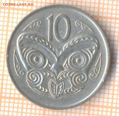 Новая Зеландия 10 центов 1976 г., до 20.10.2020 г. 22.00 по - Новая Зеландия 10 центов 1976 1986а