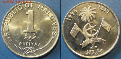 Мальдивы 1 руфия Год: 1995 Окончание: 19-10 В 22-00 мск - мальд 1 руф