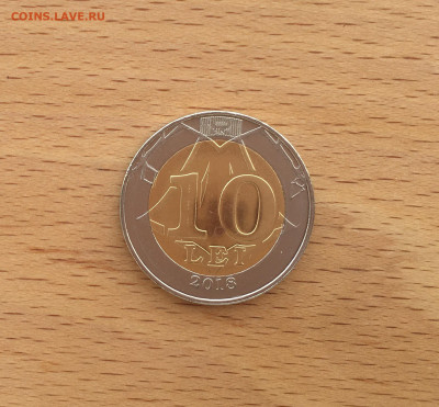 биметалл Молдавия 10 леев лей 2018 регулярная - IMG_6946.JPG