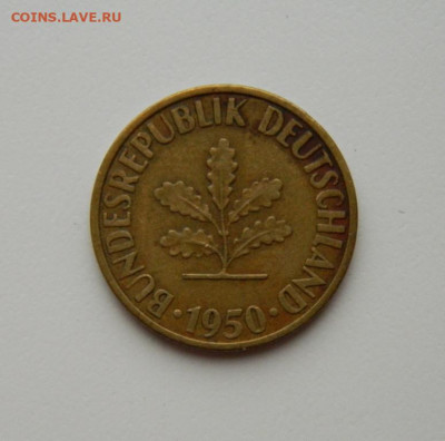 Германия 20 пфеннигов 1950 г. "D" до 22.10.20 - DSCN1996.JPG