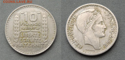 Франция 10 франков 1949 до 22.10 - Франция_10_49