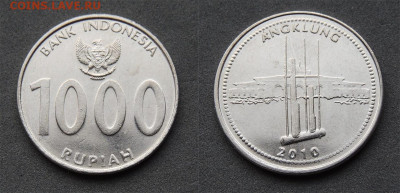 Индонезия 1000 рупий 2010 до 22.10 - 1000 рупий Индонезии