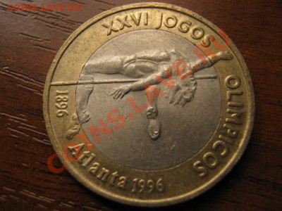 Португалия 200 эск 1996 ОИ Атланта биметал до 23.09 в 21.00М - Изображение 022