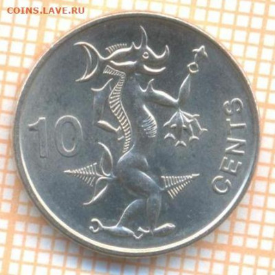 Соломоновы острова 10 центов 2012 г., до 21.10.2020 г. 22.0 - Соломоны 10 центов 2012 2044