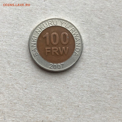 Руанда 100 франков БИМ, до 20.10. - Qt0Hwrpm6EA