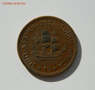 Британская Южная Африка 1 пенни 1957 г.(Парусник)до 22.10.20 - DSCN2021.JPG