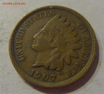 1 цент 1907 США №2 21.10.2020 22:00 МСК - CIMG9572.JPG