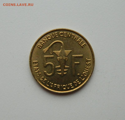 Западная Африка (ВСЕАО) 5 франков 2008 г.(Фауна) до 22.10.20 - DSCN2191.JPG