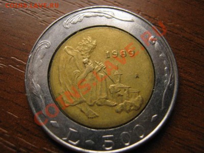 Сан Марино 500 лир 1989 "стройка" биметал до 23.09 в 21.00 М - Изображение 049