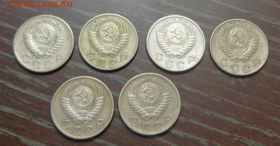 10 копеек 1954, 1956 6 штук до 25.10, 22.00 - 10 коп 1954, 1956_6 шт_2.JPG