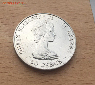 Крона Шайба Остров Святой Елены 50 пенсов 1984 принц Эндрю - krona_shajba_ostrov_svjatoj_eleny_50_pensov_1984_korolevskij_vizit_princa_endrju (2)