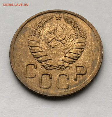 3 копейки 1943 UNC (Федорин-79) до 23.10.2020 22:00 мск - 3 копейки 1943_аверс