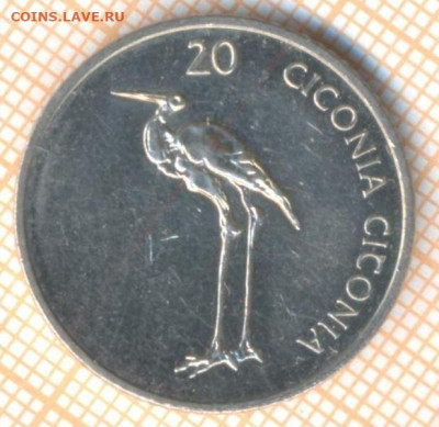 Словения 20 толаров 2006 г., до 26.10.2020 г. 22.00 по Москв - Словения 20 толаров 2006 2028а