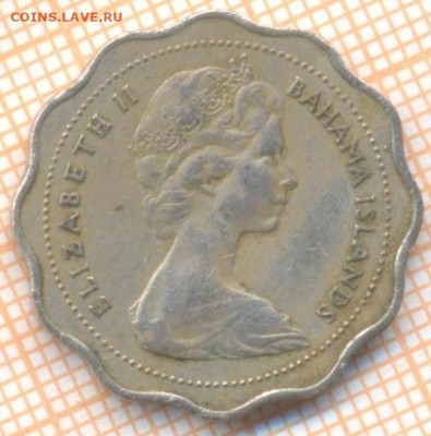 Багамы 10 центов 1968 г., до 26.10.2020 г. 22.00 по Москве - Багамы 10 центо 1968 2054а