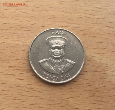 Тонга 20 сенити, 1981 ФАО - IMG_7255.JPG