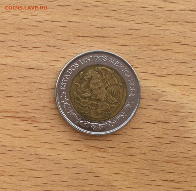 биметалл Мексика 1 новый песо 1993 - IMG_7034.JPG