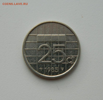 Нидерланды 25 центов 1985 г. до 26.10.20 - DSCN2366.JPG