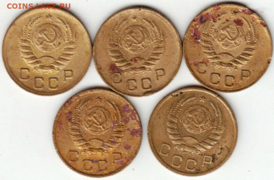 1 копейка 1940 г. 5 шт. до 26.10.20 г. в 23.00 - 006