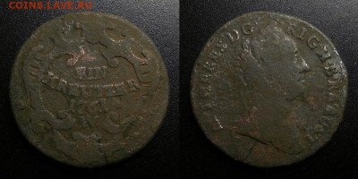 Австрия 1 крейцер (1761 W) до 23.10 (22.00) - Австрия – 1 крейцер (1761 W) «Мария Терезия»