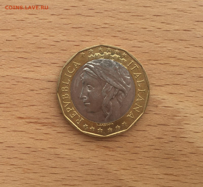 биметалл Италия 1000 лир 1998 Европейский Союз - IMG_6817.JPG
