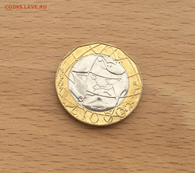 биметалл Италия 1000 лир 1997 Европейский Союз - IMG_6816.JPG