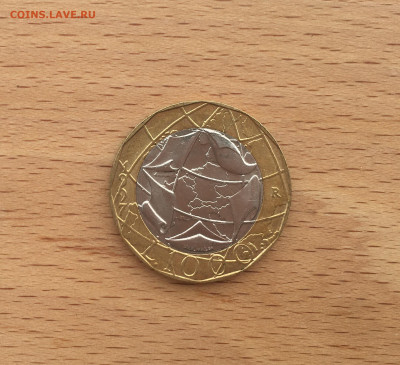 биметалл Италия 1000 лир 1997 Европейский Союз - IMG_6812.JPG