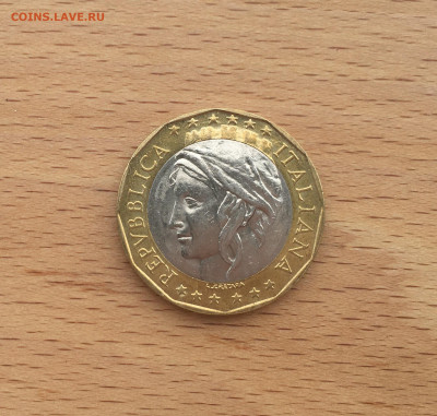 биметалл Италия 1000 лир 1997 Европейский Союз - IMG_6820.JPG