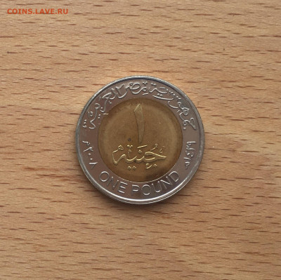 биметалл Египет 1 фунт 2008 - IMG_6517.JPG