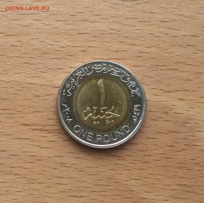 биметалл Египет 1 фунт 2008 - IMG_6519.JPG