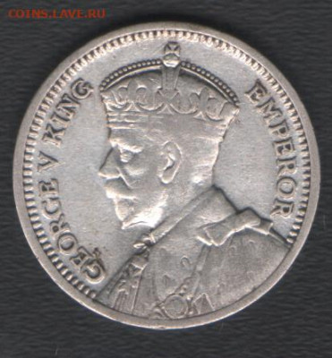 Новая Зеландия 3 пенса 1934 до 24.10.2020 21.00 мск - NZ 3d34 obv