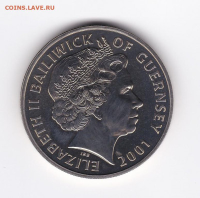Крона Шайба Гернси 5 фунтов 2001 Век монархии 19 век - krona_shajba_gernsi_5_funtov_2001_vek_monarkhii_19_vek_tirazh_5700_sht_praviteli (1)