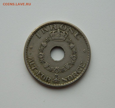 Норвегия 1 крона 1925 г. до 26.10.20 - DSCN2378.JPG
