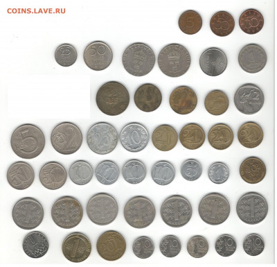 Иностранная погодовка (Европа + Турция). ФИКС цены. - Иностранные монеты (Европа и Турция) скан Б, сторона 1