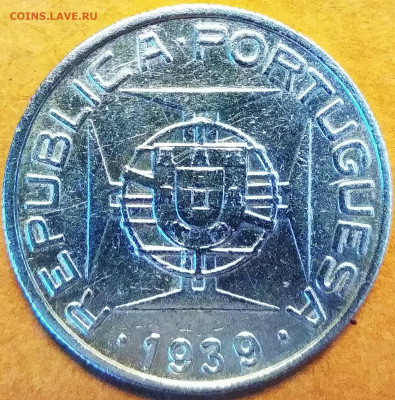 5 эскудо Сан-Томе и Принсипи 1939г.,VF, до 23.10.20 22:00мск - IMG_20201021_135017