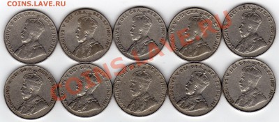 КАНАДА 5 ЦЕНТОВ ПОГОДОВКА 1927-1936 ДО 26.09.11 В22МСК (534) - img888