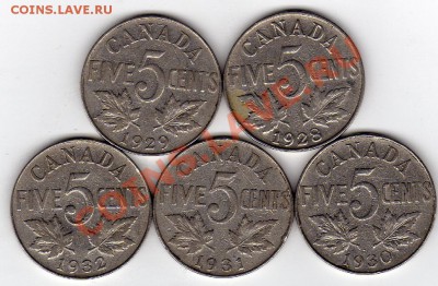 КАНАДА 5 ЦЕНТОВ ПОГОДОВКА 1928-1932 ДО 26.09.11 В22МСК (535) - img891