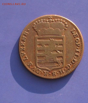 Люксембург 1 сол 1790 (крупная 31 мм) до 25.10.20г.22.00ч. - люк1