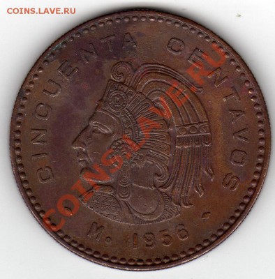 МЕКСИКА 50 СЕНТАВО 1956 ДО 26.09.11 В 22.00МСК (489) - img925
