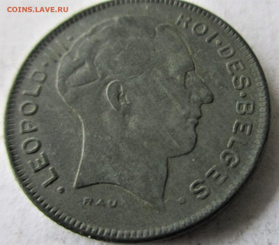 БЕЛЬГИЯ 5 франков 1944. ЦИНК. Предпродажная. - 018.JPG