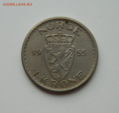 Норвегия 1 крона 1955 г. до 28.10.20 - DSCN2386.JPG