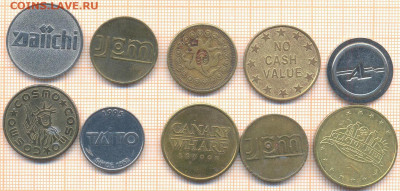 жетоны разные 23, фикс - жетон 23 221-230а