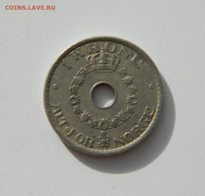 Норвегия 1 крона 1949 г. до 28.10.20 - DSCN2331.JPG
