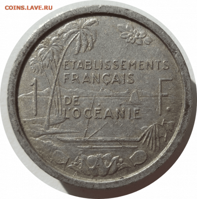 1 франк 1949 г. Фр. Океания до 23.10.20 в 22:00 МСК - Rounded_20201023_064017