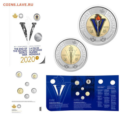 Канада.2020.Набор 75 лет победы во WWII. UNC. 29.10 в 22.00 - COMMEMORATIVE-COLLECTOR-KEEPSAKE-75TH-ANNIVERSARY-OF-THE-END-OF-THE-SECOND-WORLD-WAR-COLLECTOR-CARD-2020-CANADIAN-COINS-04__0623932099920