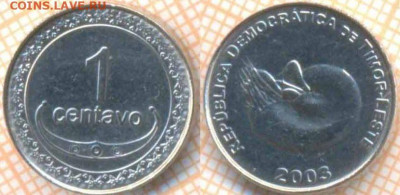 Тимор 1 сентаво 2003 г., до 28.10.2020 г. 22.00 по Москве - Тимор 1 сентаво 2003 2058