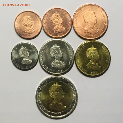 Тристан-да-Кунья 2008г Годовой набор 7 монет - image-24-10-20-08-20