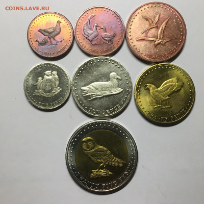 Тристан-да-Кунья (остров Гоф) 2009г Юбилейный набор 7 монет - image-24-10-20-08-30-1